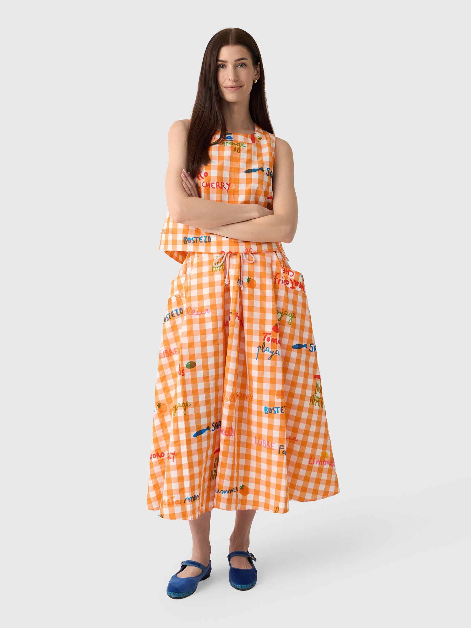 JALEO SKIRTxORANGE-alt1
