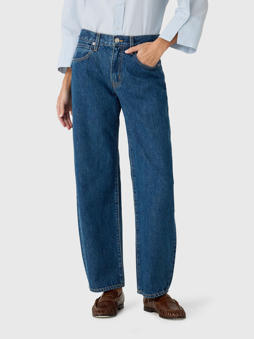 SLVRLAKE Women's Jamie Barrel Jean - Saint Bernard