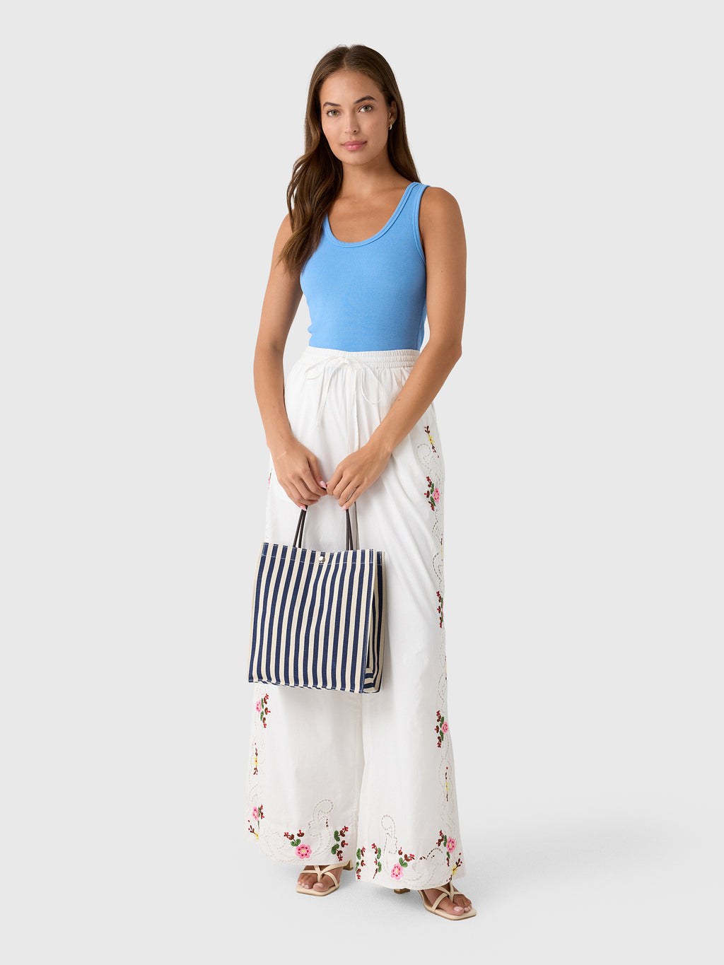 Essentiel Antwerp Women's Janai Embroidered Pant - Saint Bernard