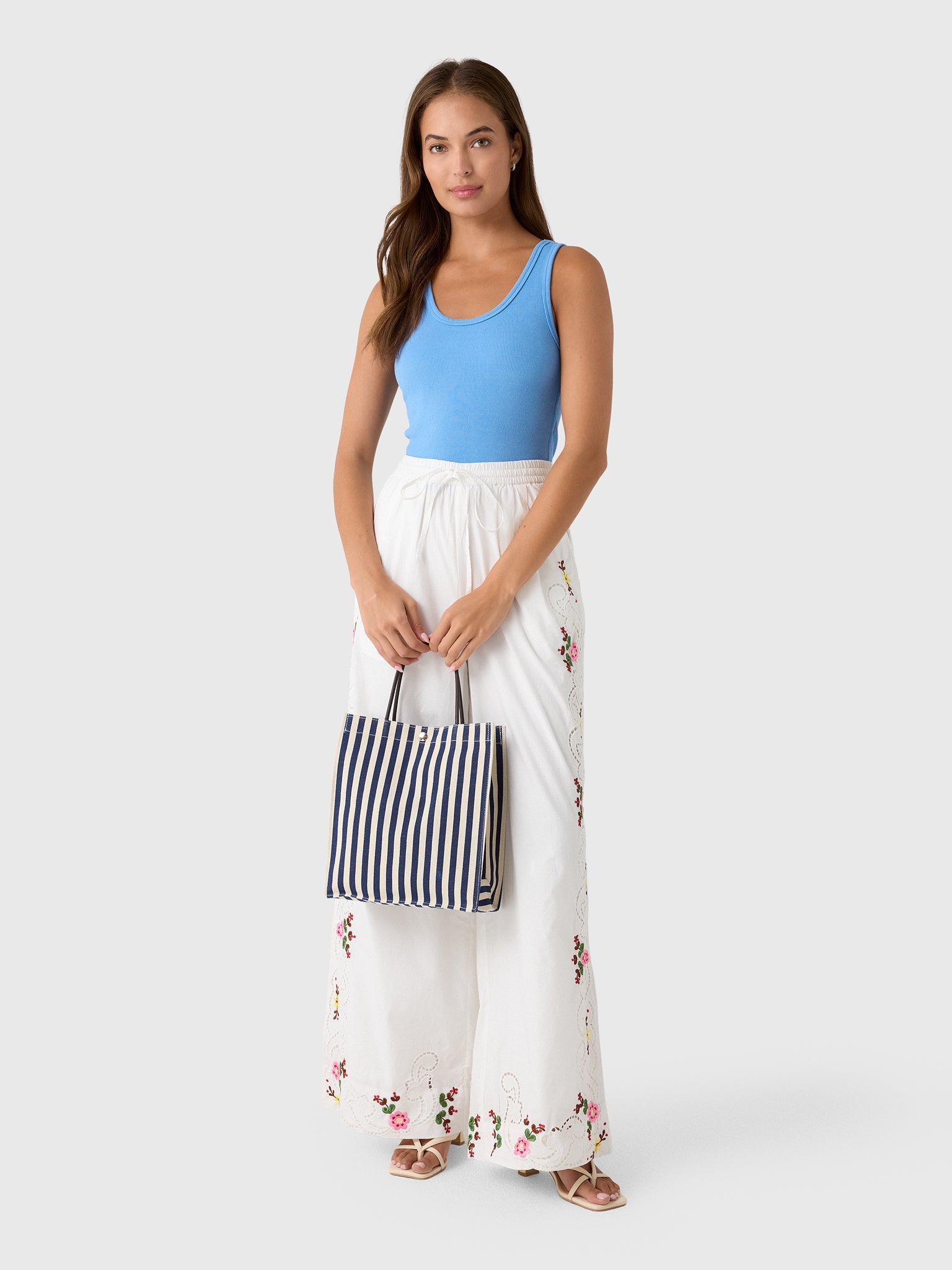 Essentiel Antwerp Women's Janai Embroidered Pant - Saint Bernard