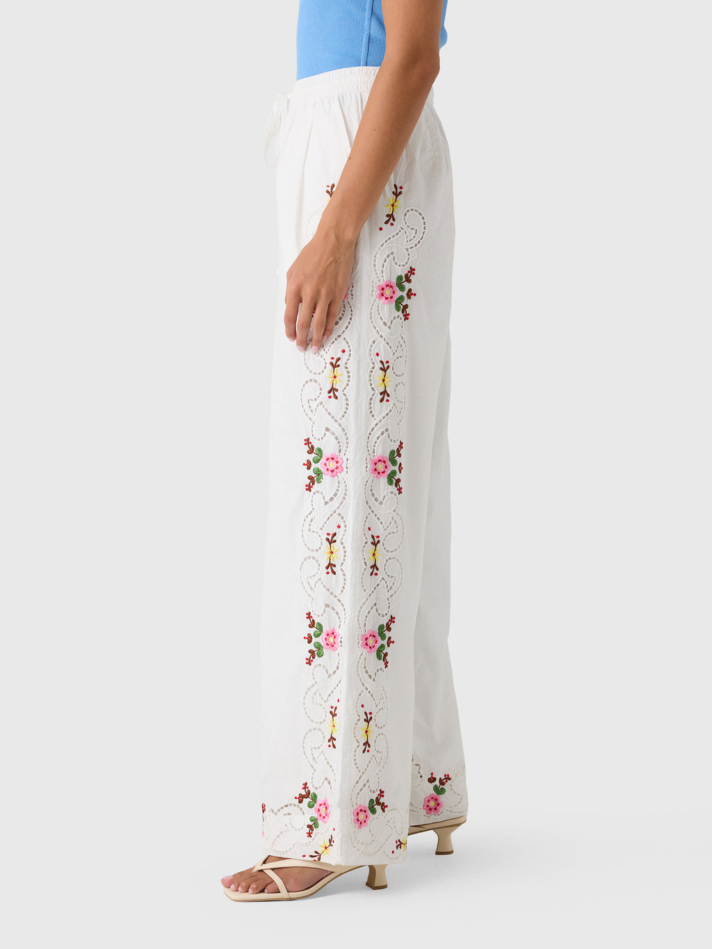 Essentiel Antwerp Women's Janai Embroidered Pant - Saint Bernard