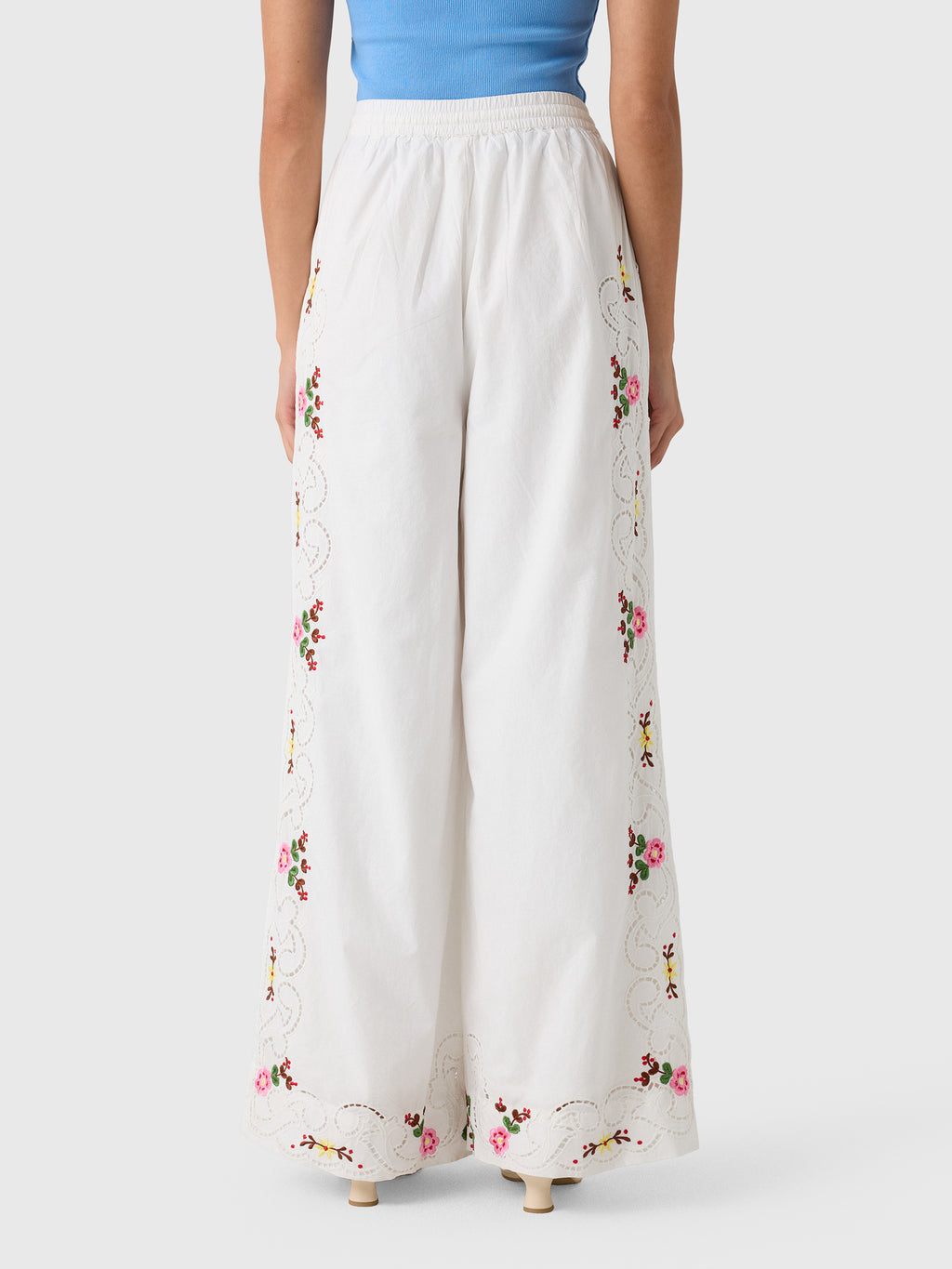 Essentiel Antwerp Women's Janai Embroidered Pant - Saint Bernard
