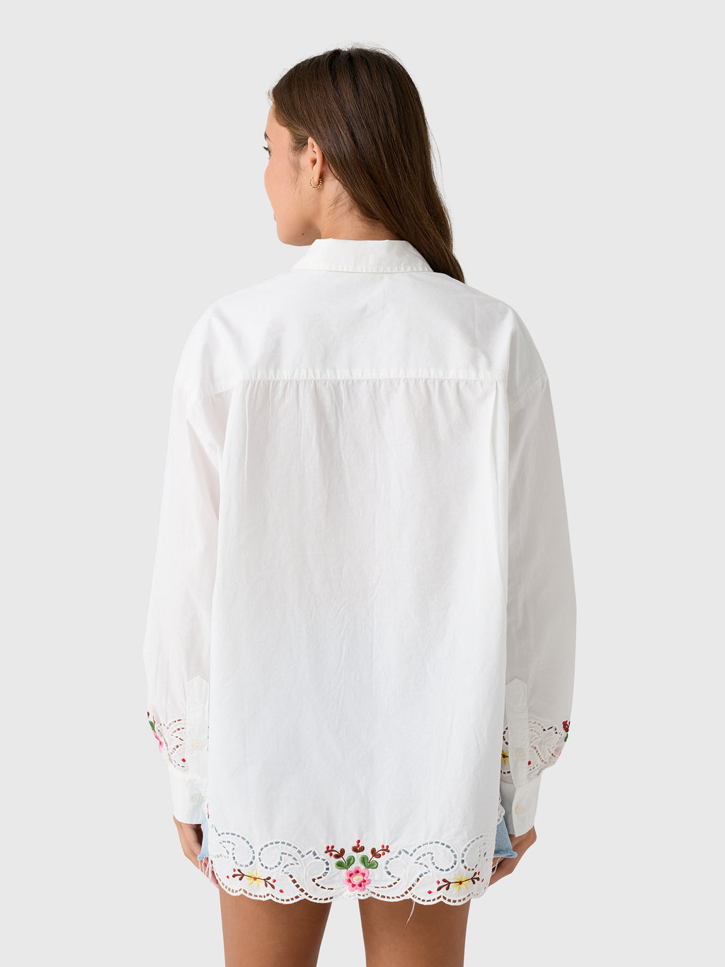 Essentiel Antwerp Women's Jayme Embroidered Shirt - Saint Bernard