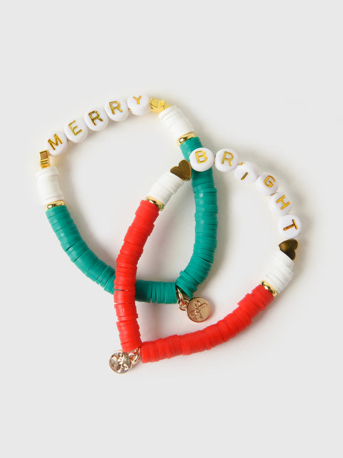 Bits & Bows Girls' Merry & Bright Bracelet Set