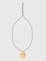 Jennybird Nico Mirror Pendant Rope Necklace - Saint Bernard