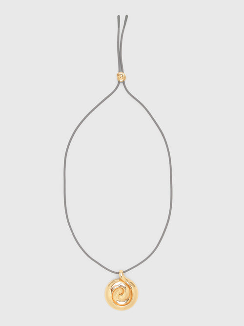 Jennybird Nico Mirror Pendant Rope Necklace - Saint Bernard