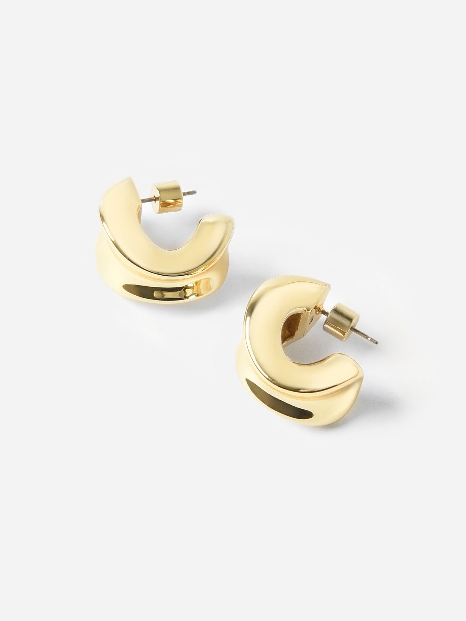 Jennybird Chunky Doune Hoop Earrings - Saint Bernard