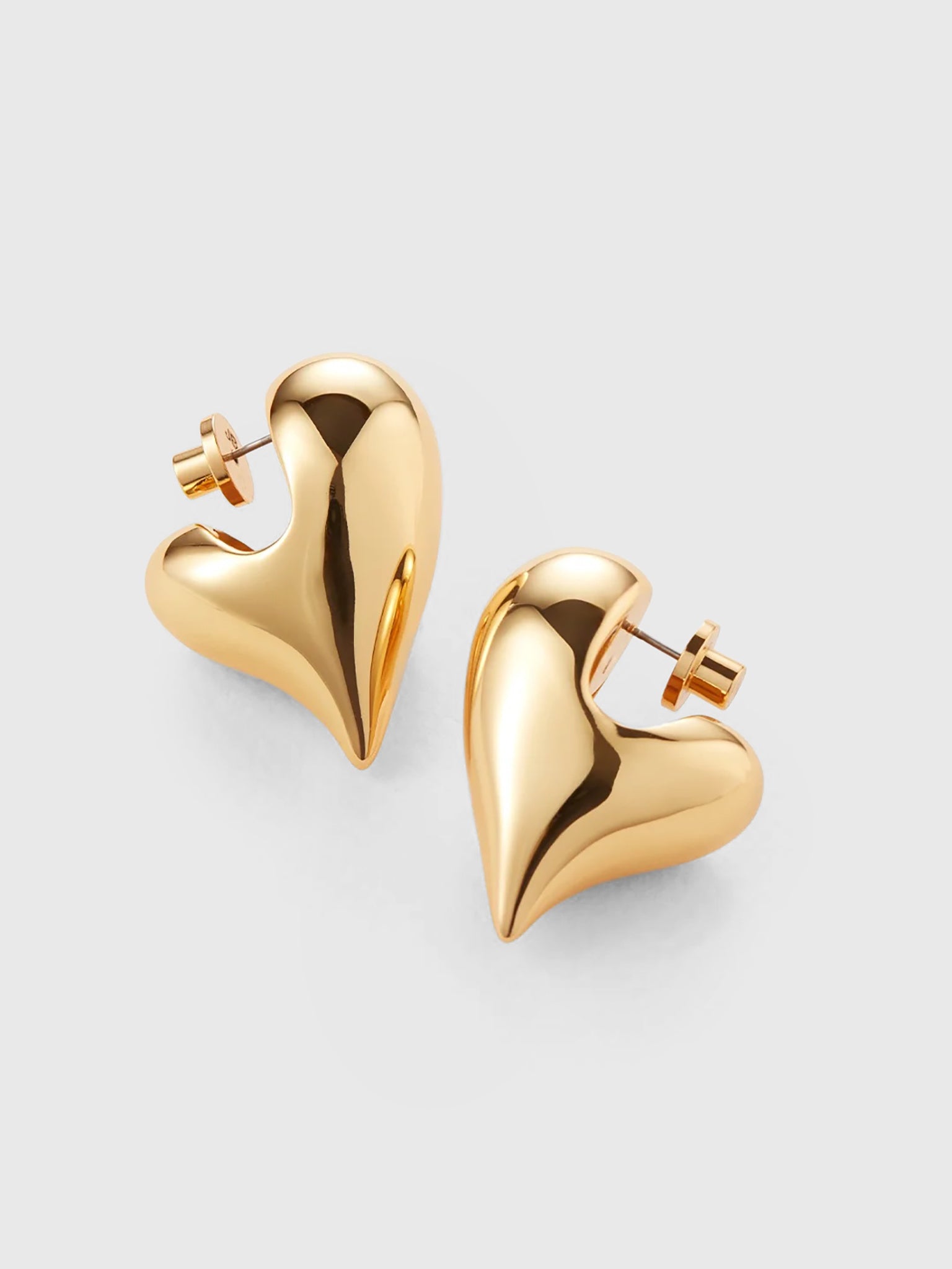 Jennybird Art Heart Puff Earrings - Saint Bernard