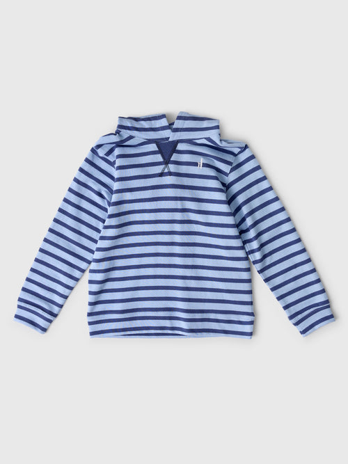 Johnnie-O Boys' Gilley Jr. Striped Pullover Hoodie