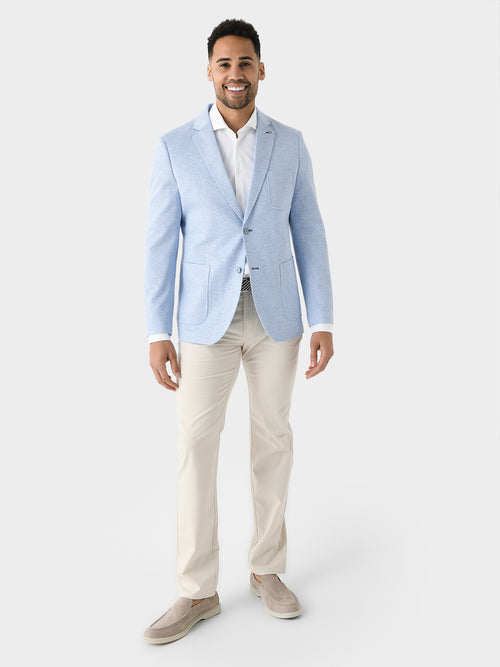 Blue Industry Men's Blue Stretch Blazer