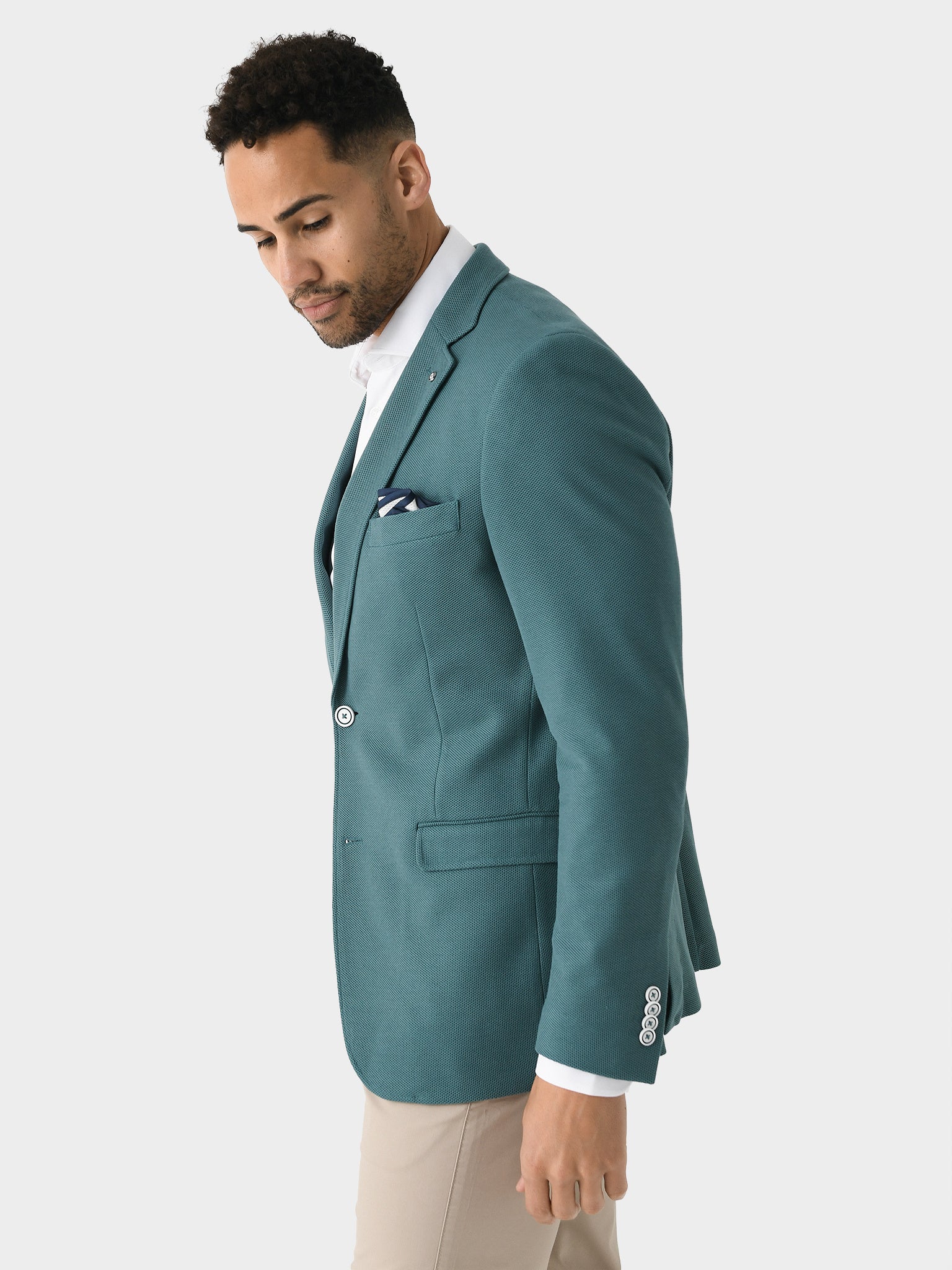 Blue Industry Men's Waffle Blazer Saint Bernard1