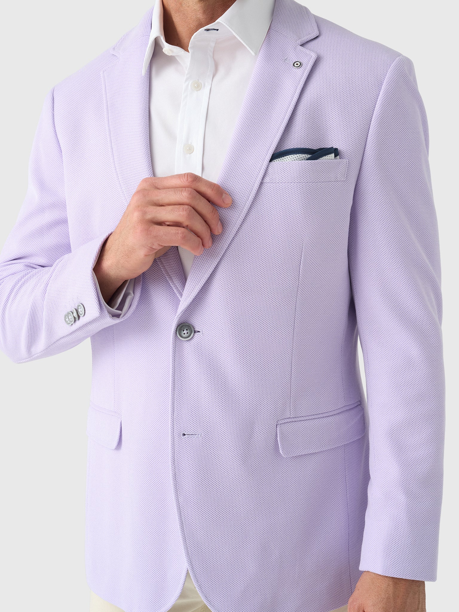 Blue Industry Men's Waffle Blazer - Saint Bernard
