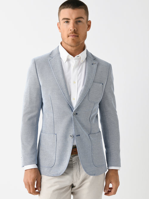 Blue Industry Men's Waffle Blazer
