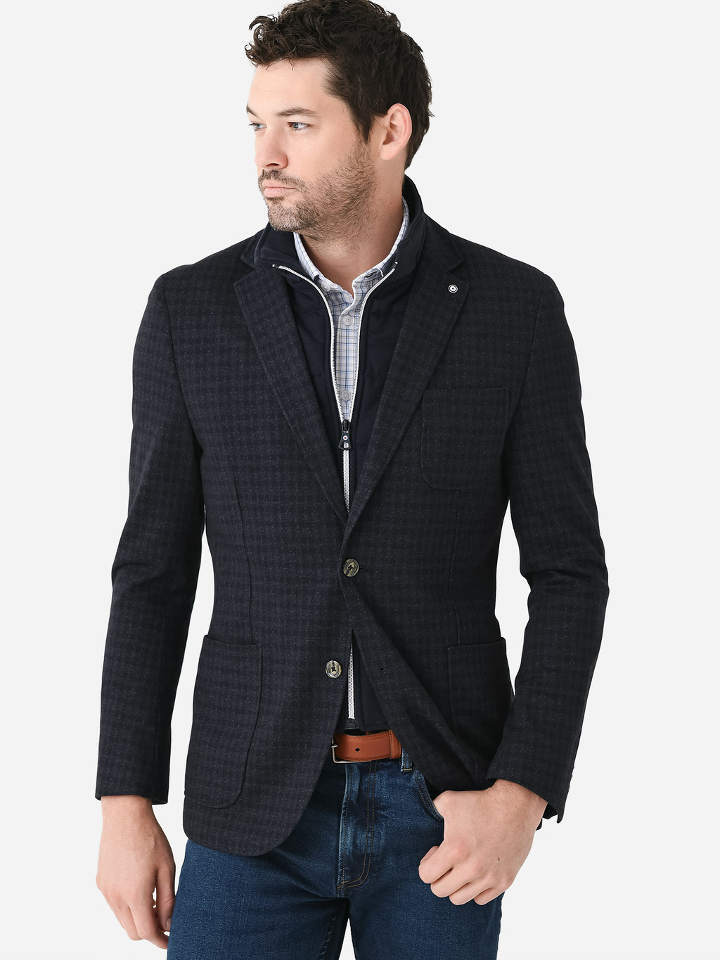 Blue Industry Men's Blazer - Saint Bernard