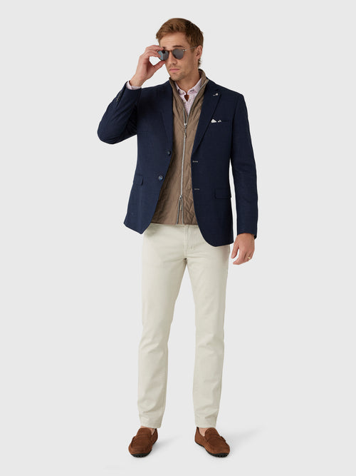 Blue Industry Men's Check Blazer - Saint Bernard