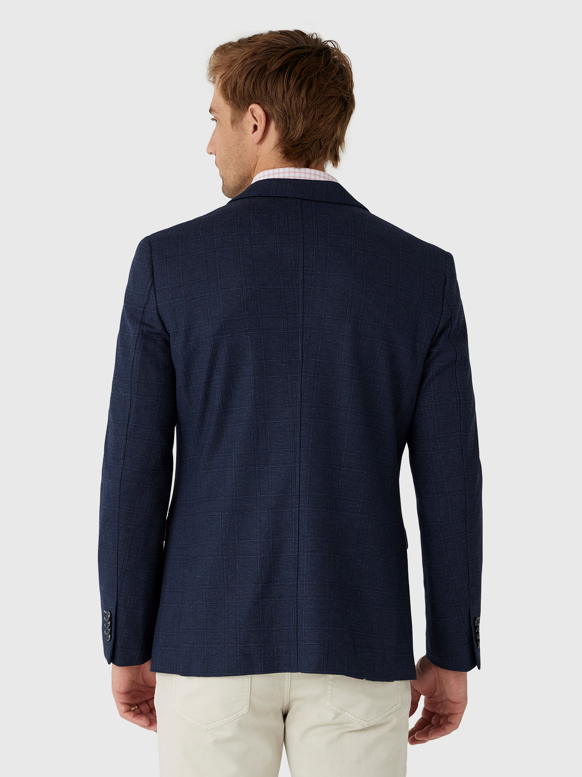 Blue Industry Men's Check Blazer - Saint Bernard