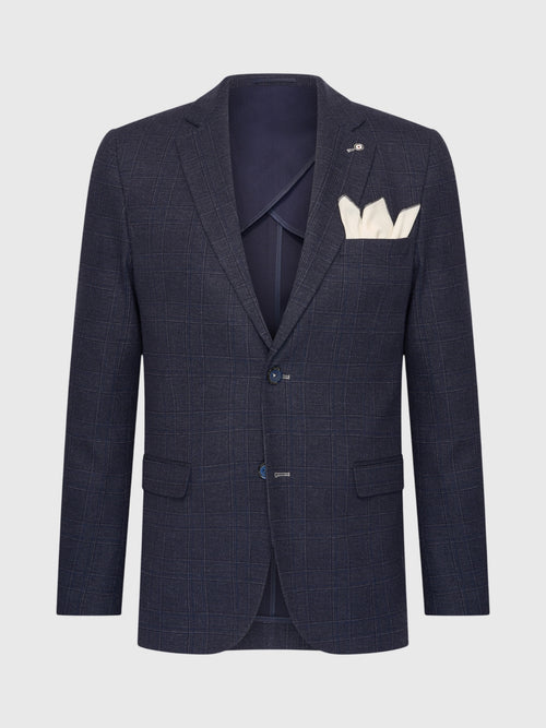 Blue Industry Men's Check Blazer