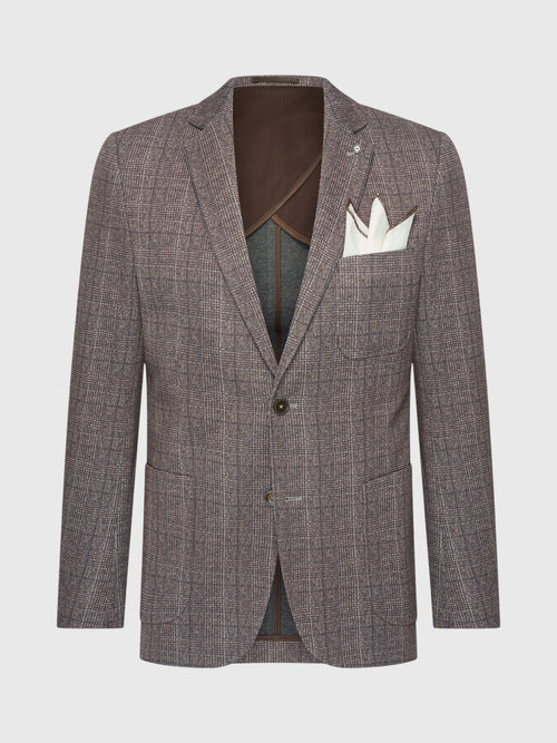 Blue Industry Men's Check Blazer