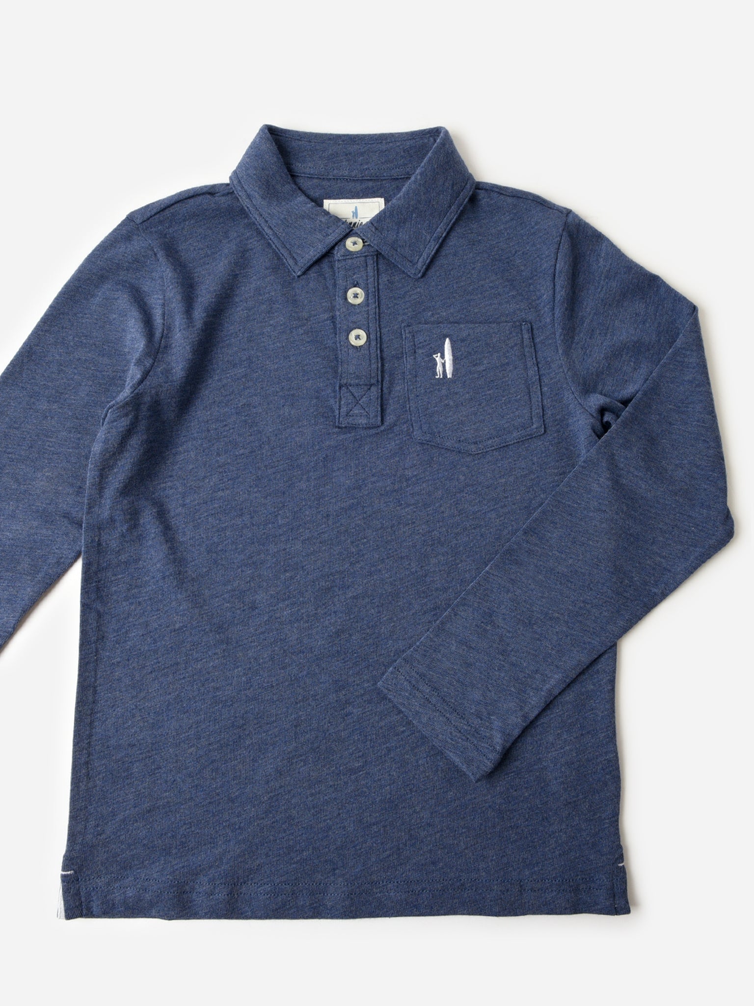 Johnnie-O Boys' Cutler Jr. Long Sleeve Original Polo - Saint Bernard