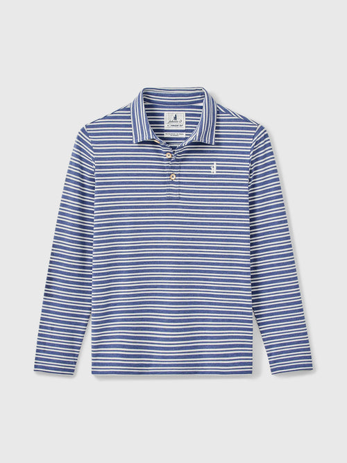 Johnnie-O Boys' Brannen Jr. Long Sleeve Polo - Saint Bernard