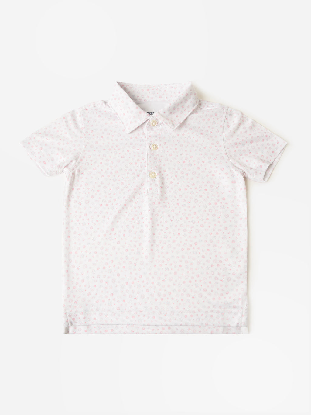 Johnnie-O Boys' Sparkler Jr. Printed Jersey Performance Polo - Saint Bernard