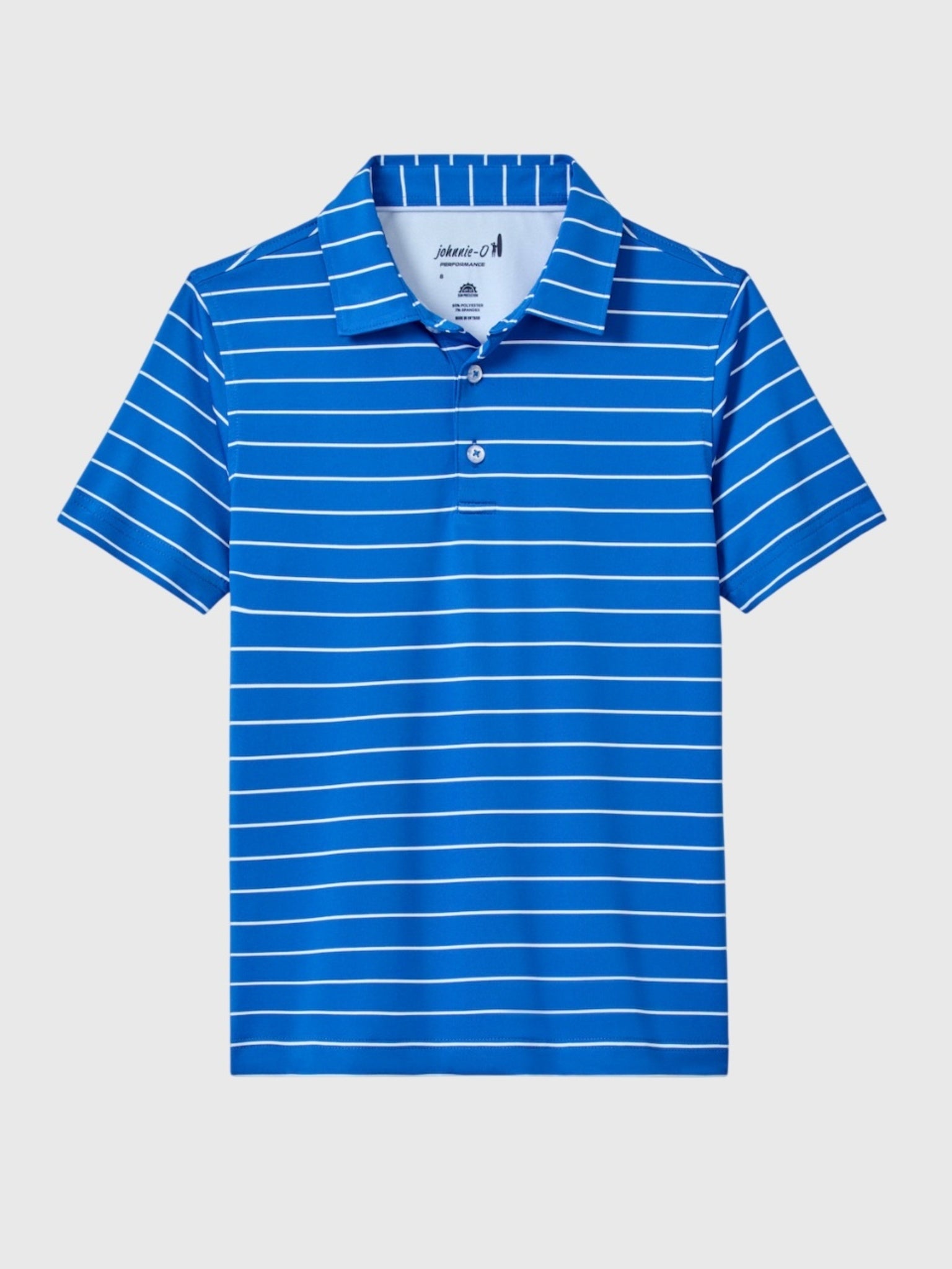 Johnnie-O Boys' Kerwin Jr. Performance Mesh Polo - Saint Bernard