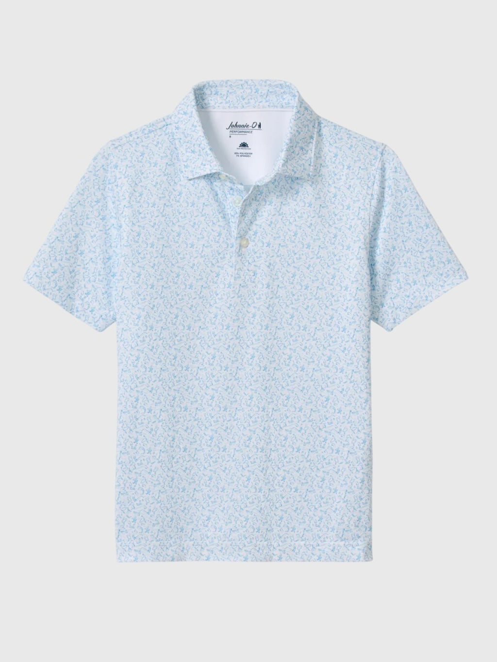 Johnnie-O Boys' Beach Break Jr. Performance Jersey Polo - Saint Bernard