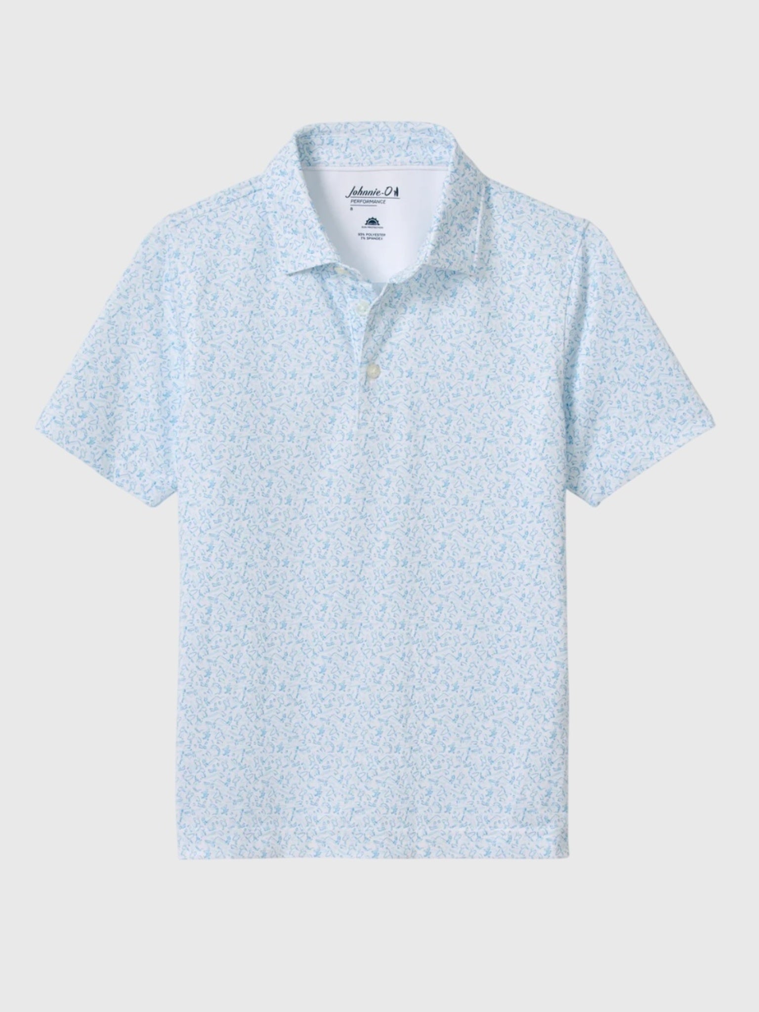 Johnnie-O Boys' Beach Break Jr. Performance Jersey Polo - Saint Bernard