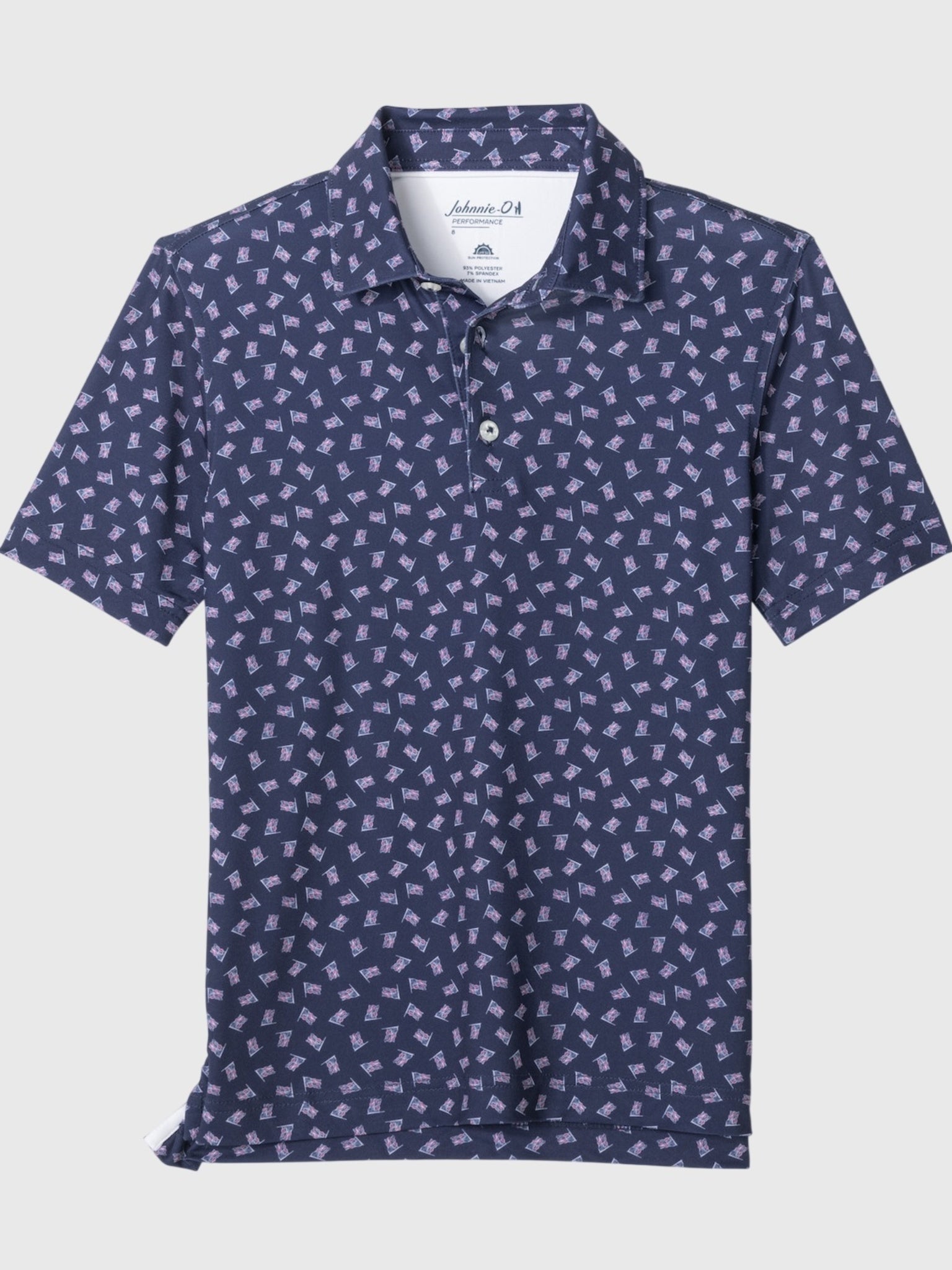 Johnnie-O Boys' USA Jr. Performance Jersey Polo