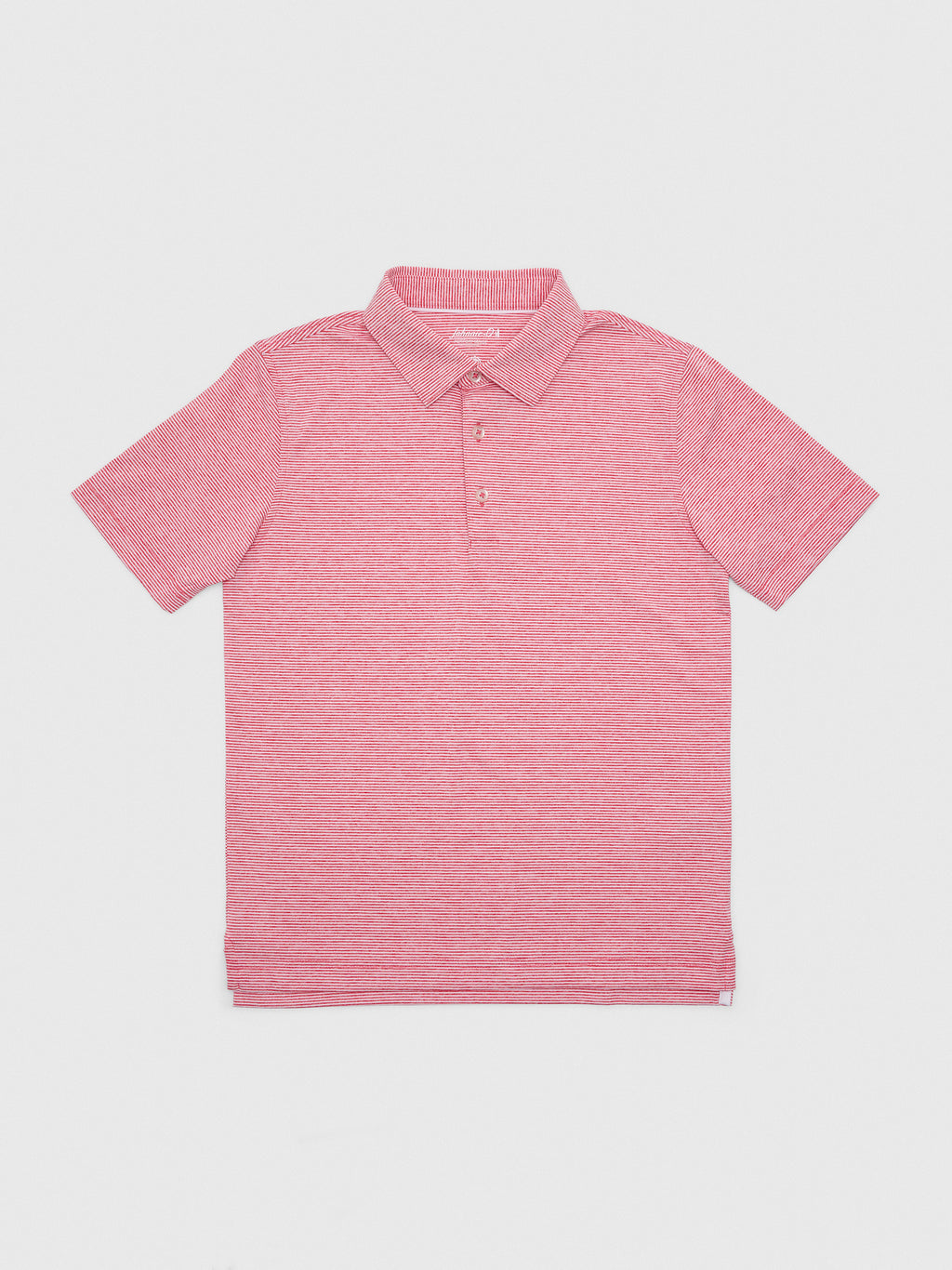 Johnnie-O Boys' Lyndonn Jr. Striped Jersey Performance Polo - Saint Bernard