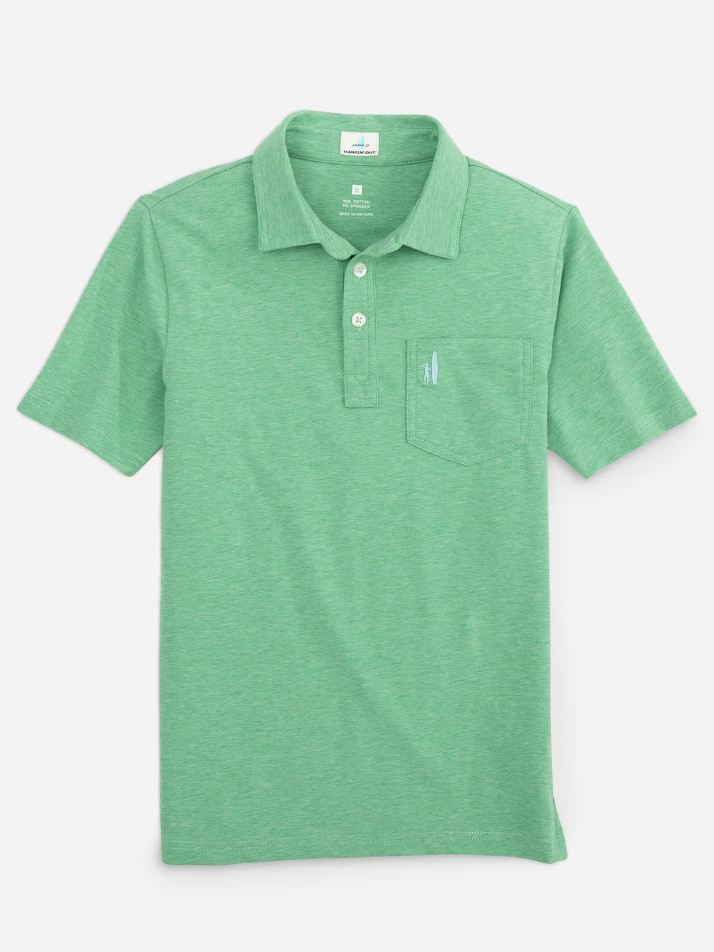 Johnnie-O Boys' The Original Jr. Heathered Polo - Saint Bernard