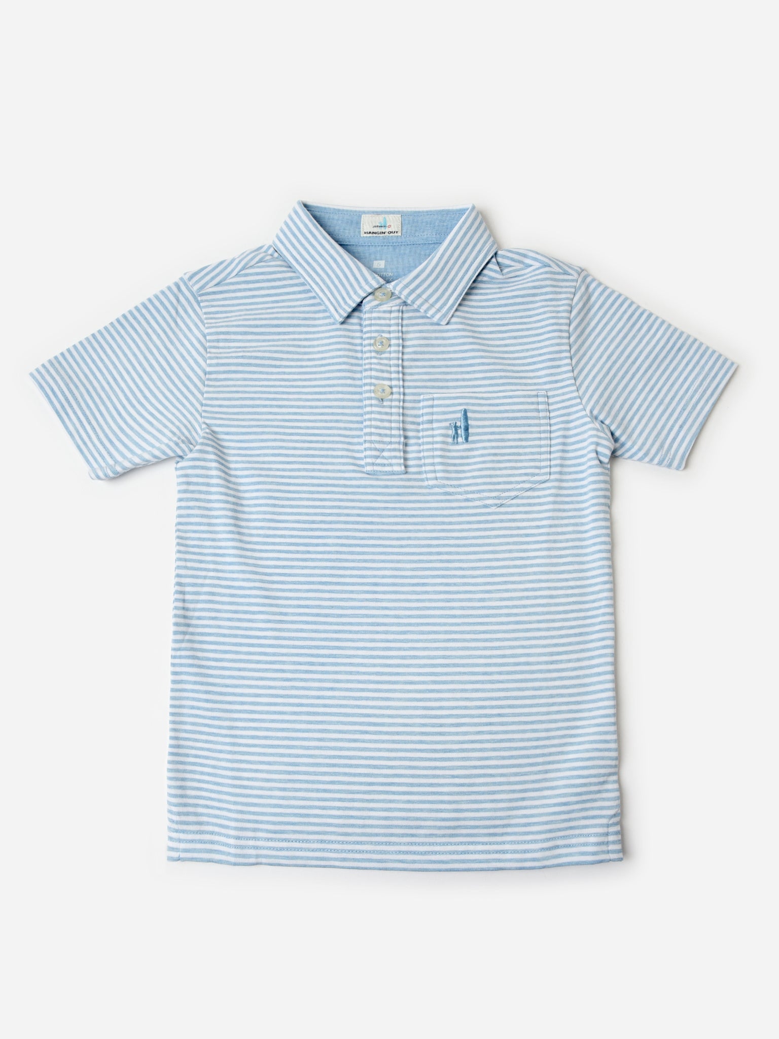 Johnnie-O Boys' The Original Jr. Dante Stripe Polo - Saint Bernard