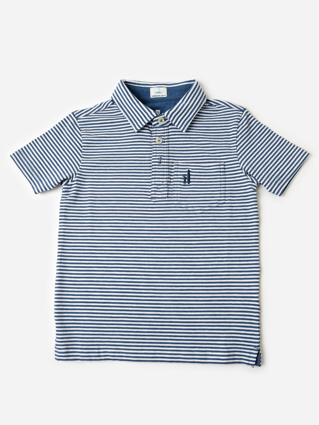 Johnnie-O Boys' The Original Jr. Dante Stripe Polo - Saint Bernard