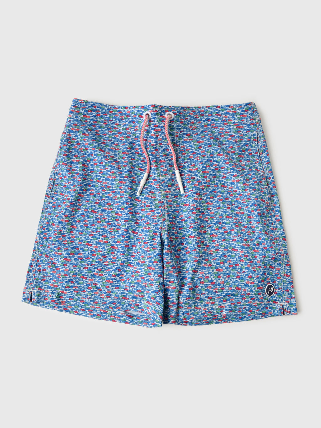 Johnnie-O Boys' Red Fin Blue Fin Jr. Swim Trunk - Saint Bernard
