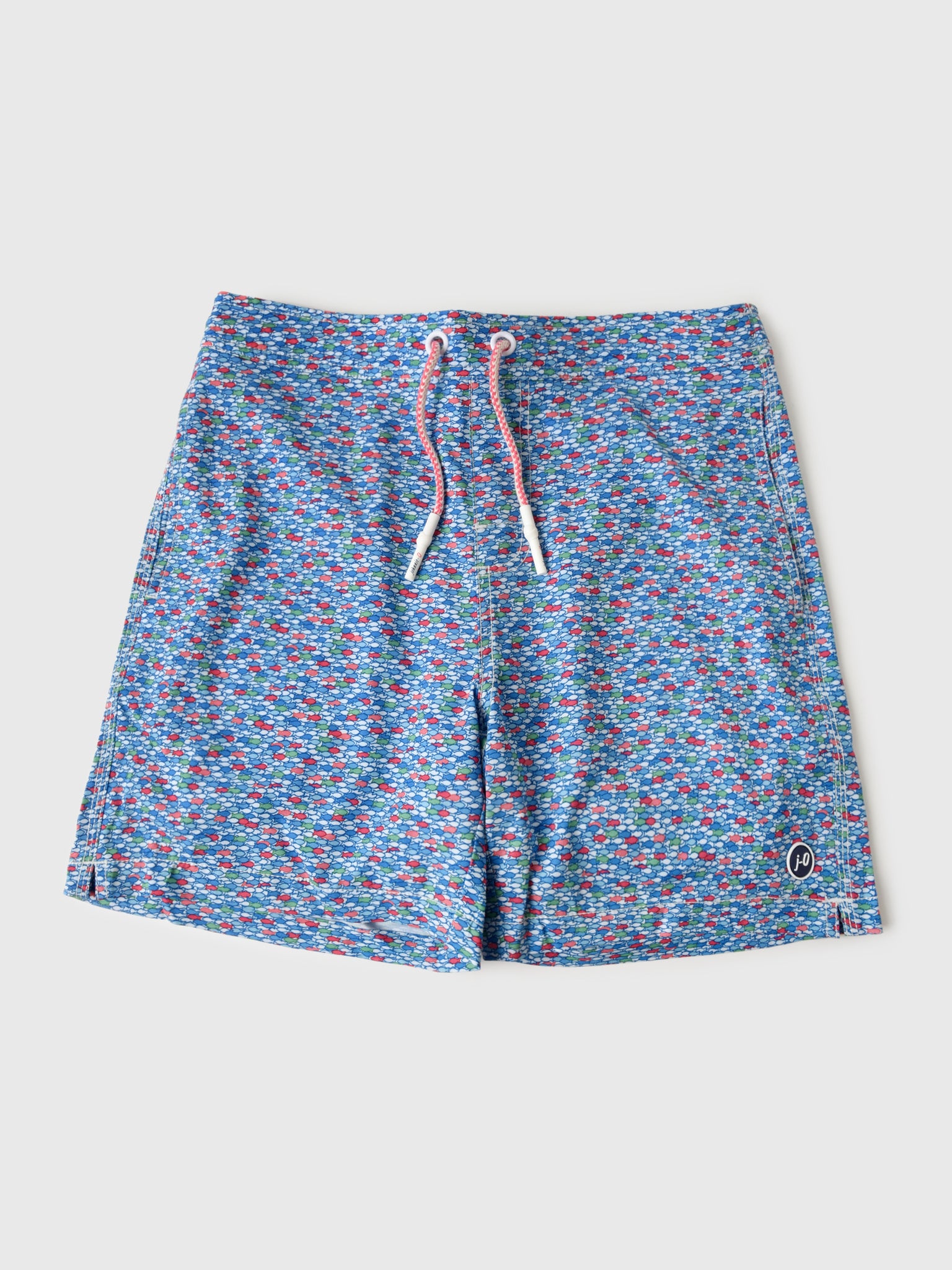 Johnnie-O Boys' Red Fin Blue Fin Jr. Swim Trunk - Saint Bernard