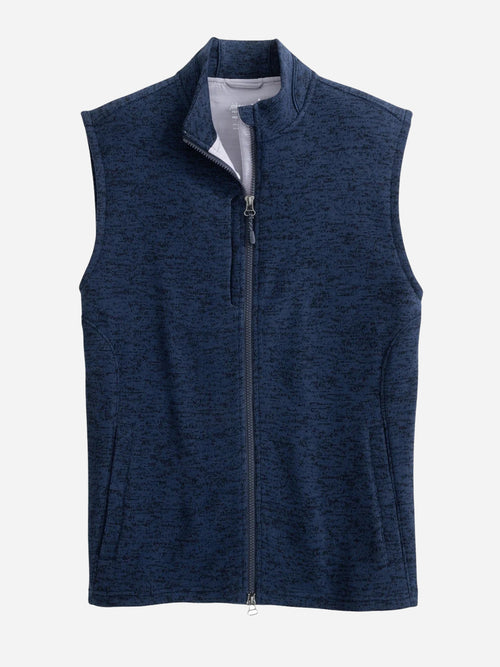 Johnnie-O Boys' Denali Jr. Double Zip Fleece Vest