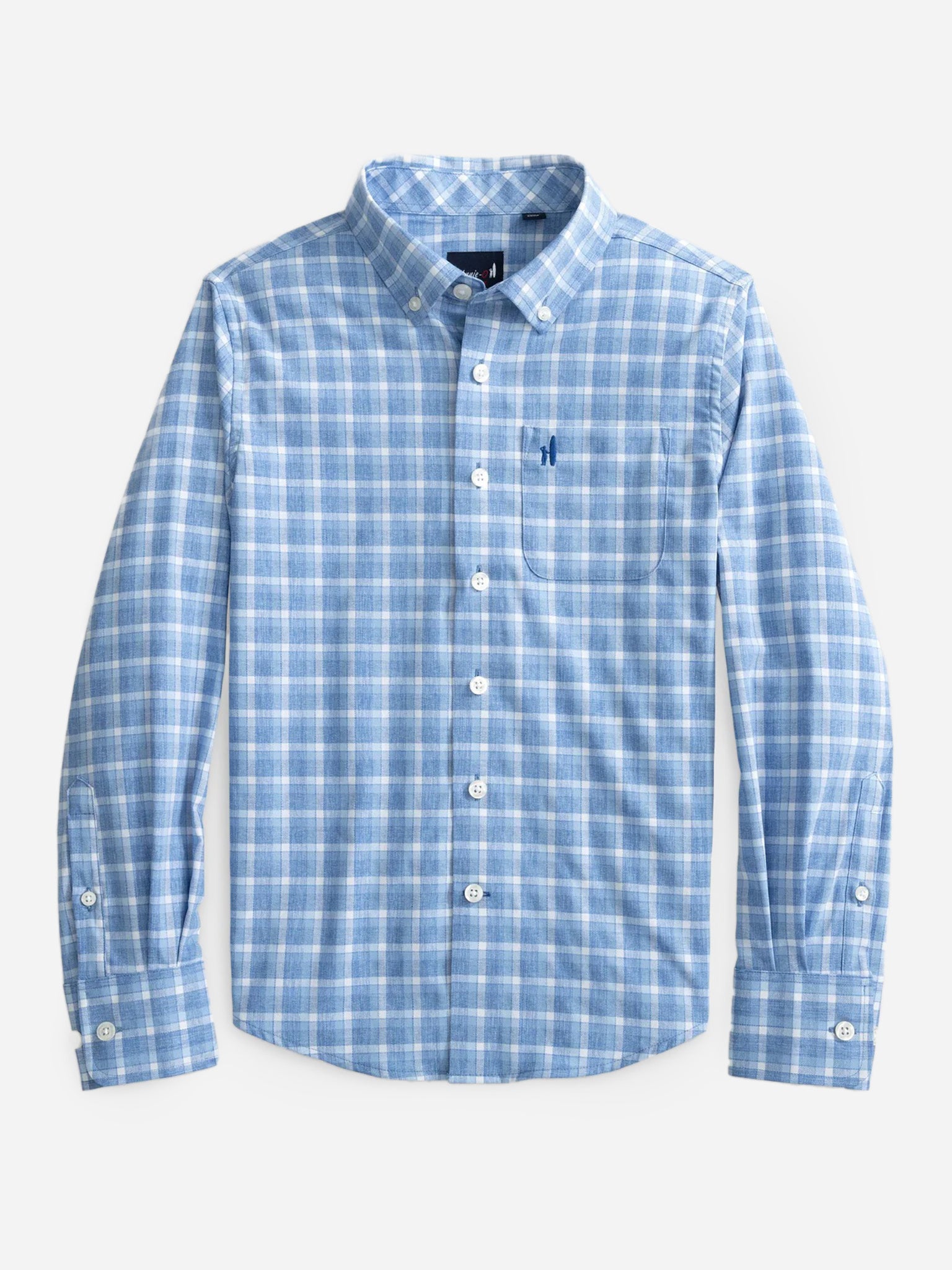 Johnnie-O Boys' Roosevelt Jr. Performance Button-Down Shirt - Saint Bernard