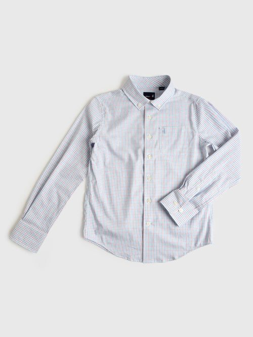 Johnnie-O Boys' Koby Jr. Performance Button-Down Shirt