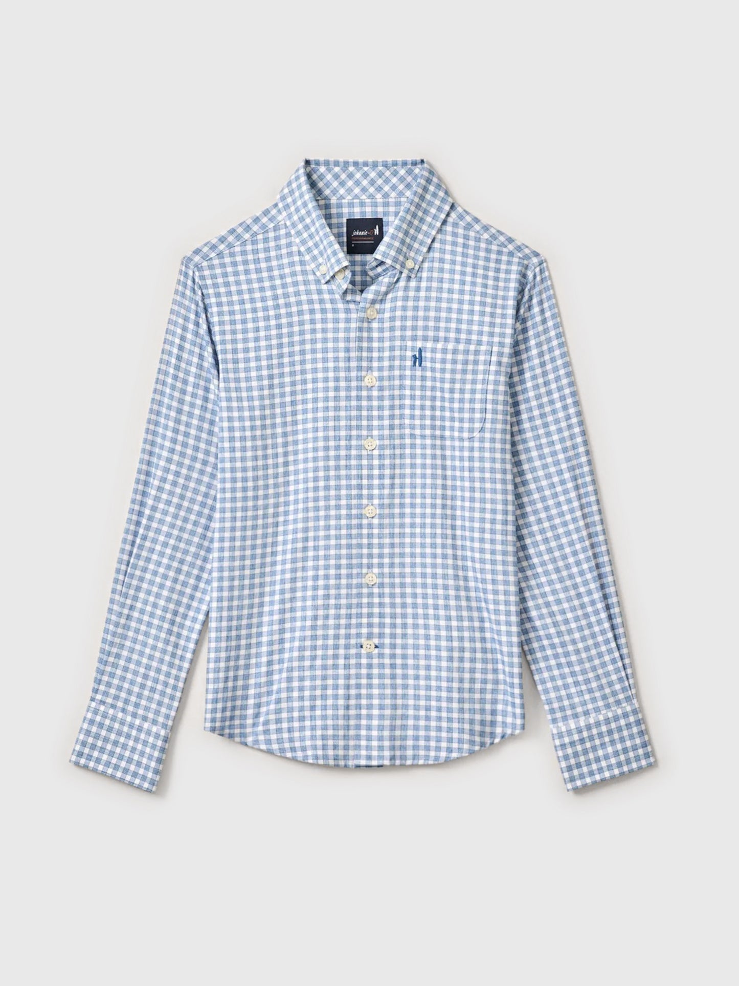Johnnie-O Boys' Westwood Jr. Performance Button-Down Shirt - Saint Bernard