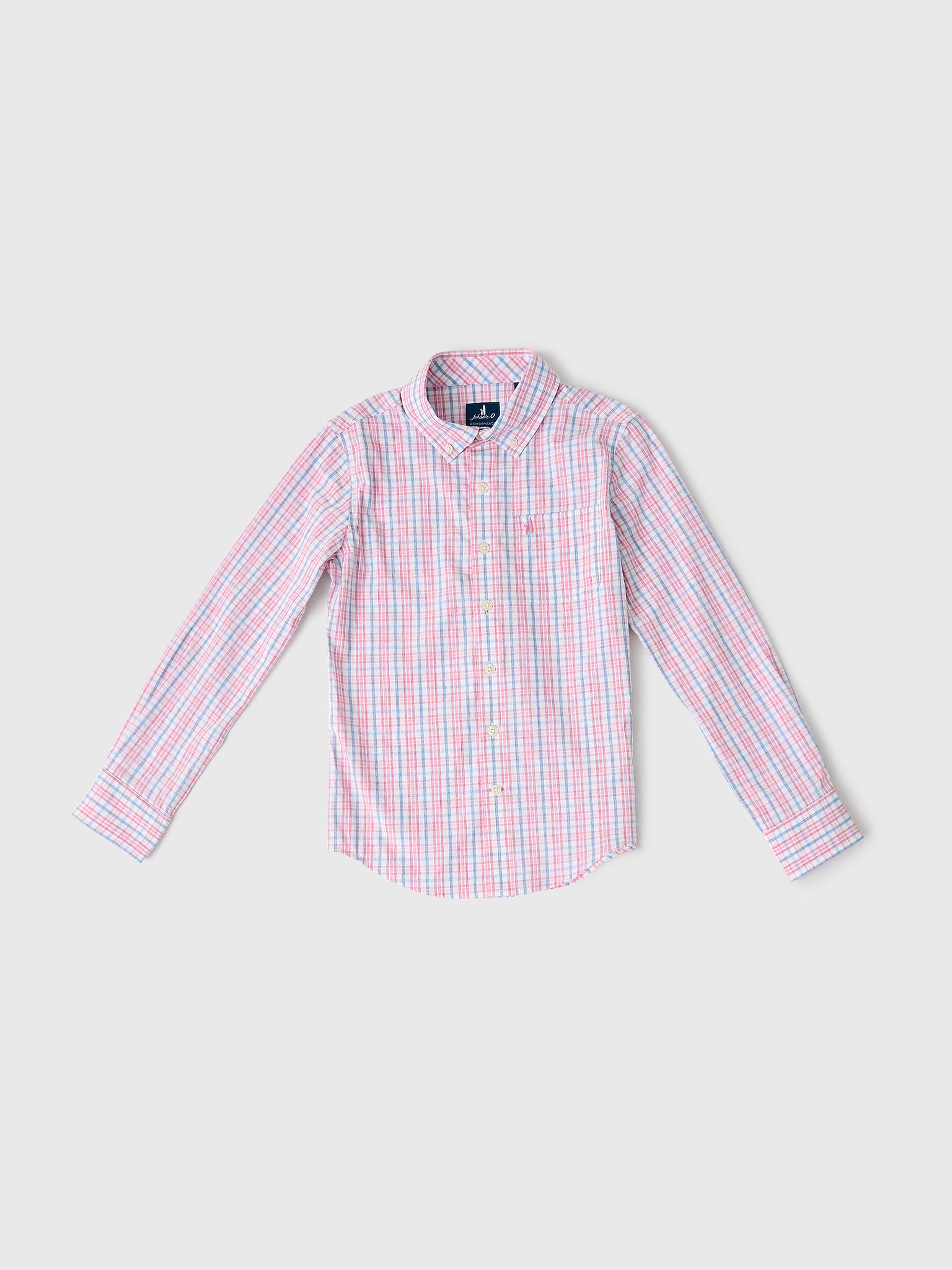 Johnnie-O Boys' Tinsley Everyday Performance Jr. Button-Down Shirt - Saint Bernard