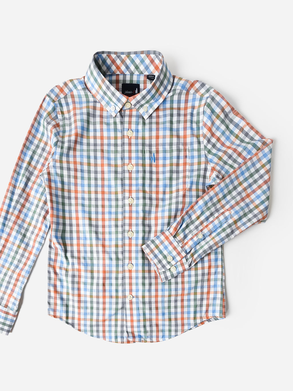 Johnnie-O Boys' Elias Jr. Prep-Formance Button-Down Shirt - Saint Bernard