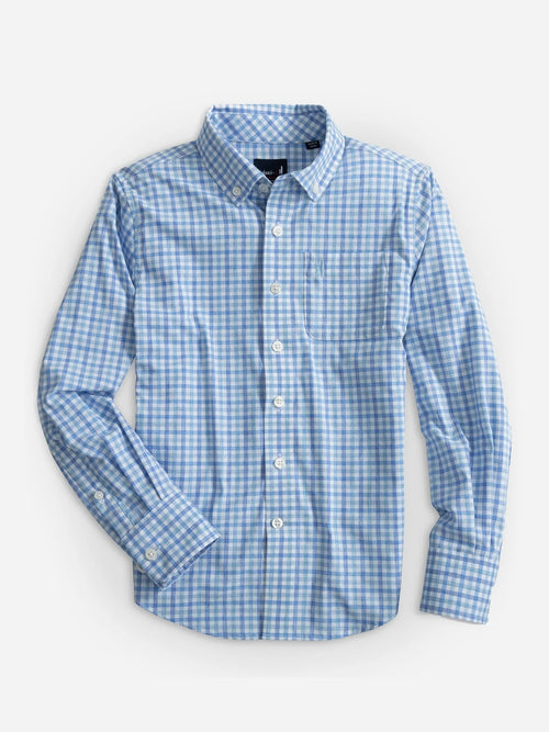 Johnnie-O Boys' Rylen Jr. Performance Button-Down Shirt