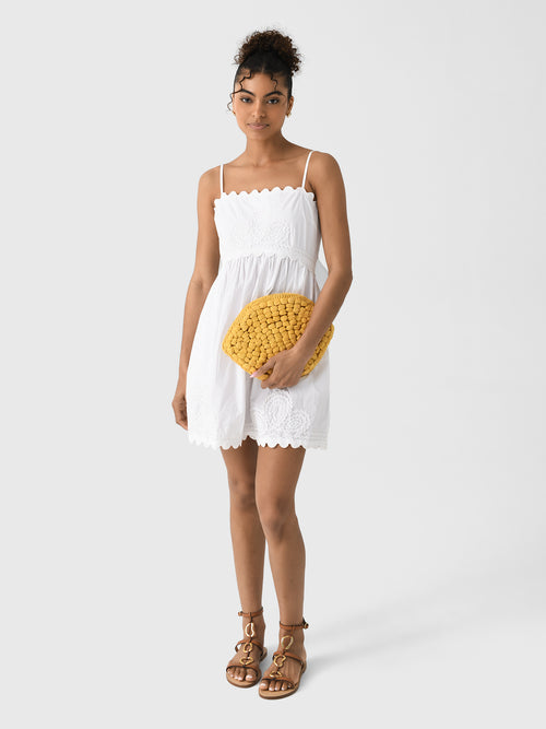 Juliet Dunn Women's Embroidered Mini Dress