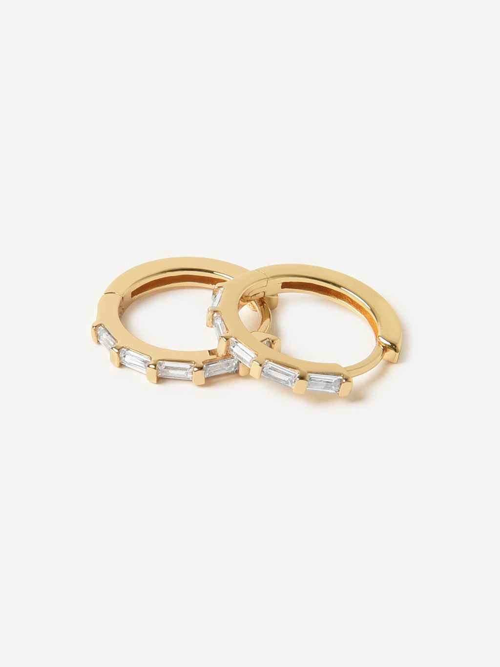 Joy Dravecky Women's Charlotte Midi Hoop Earrings - Saint Bernard