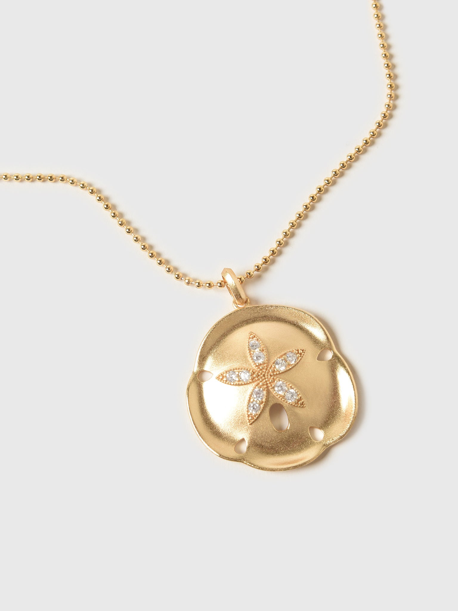 Joy Dravecky Donna Sand Dollar Necklace - Saint Bernard