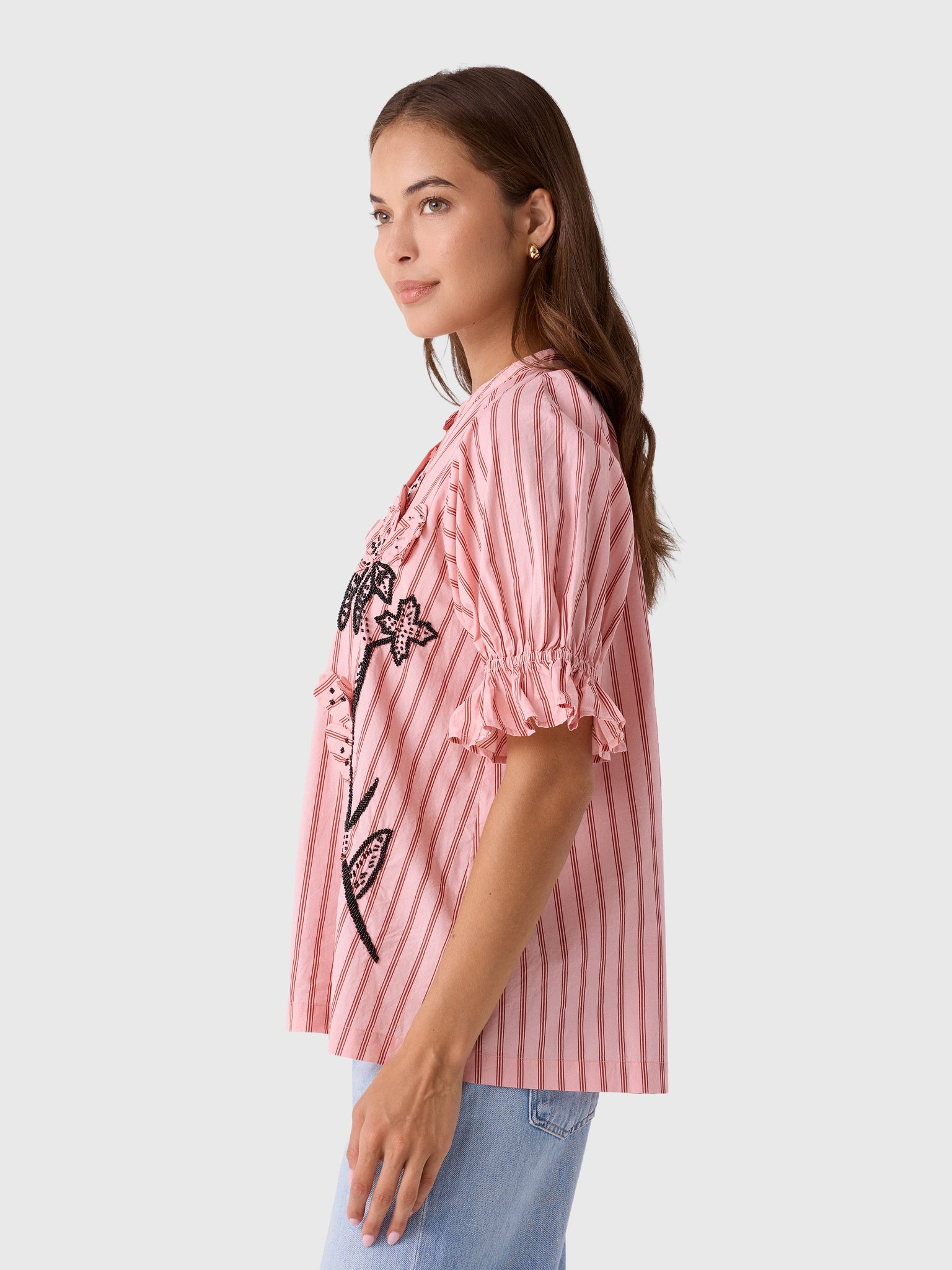 Essentiel Antwerp Women's Jeez Flower Blouse - Saint Bernard