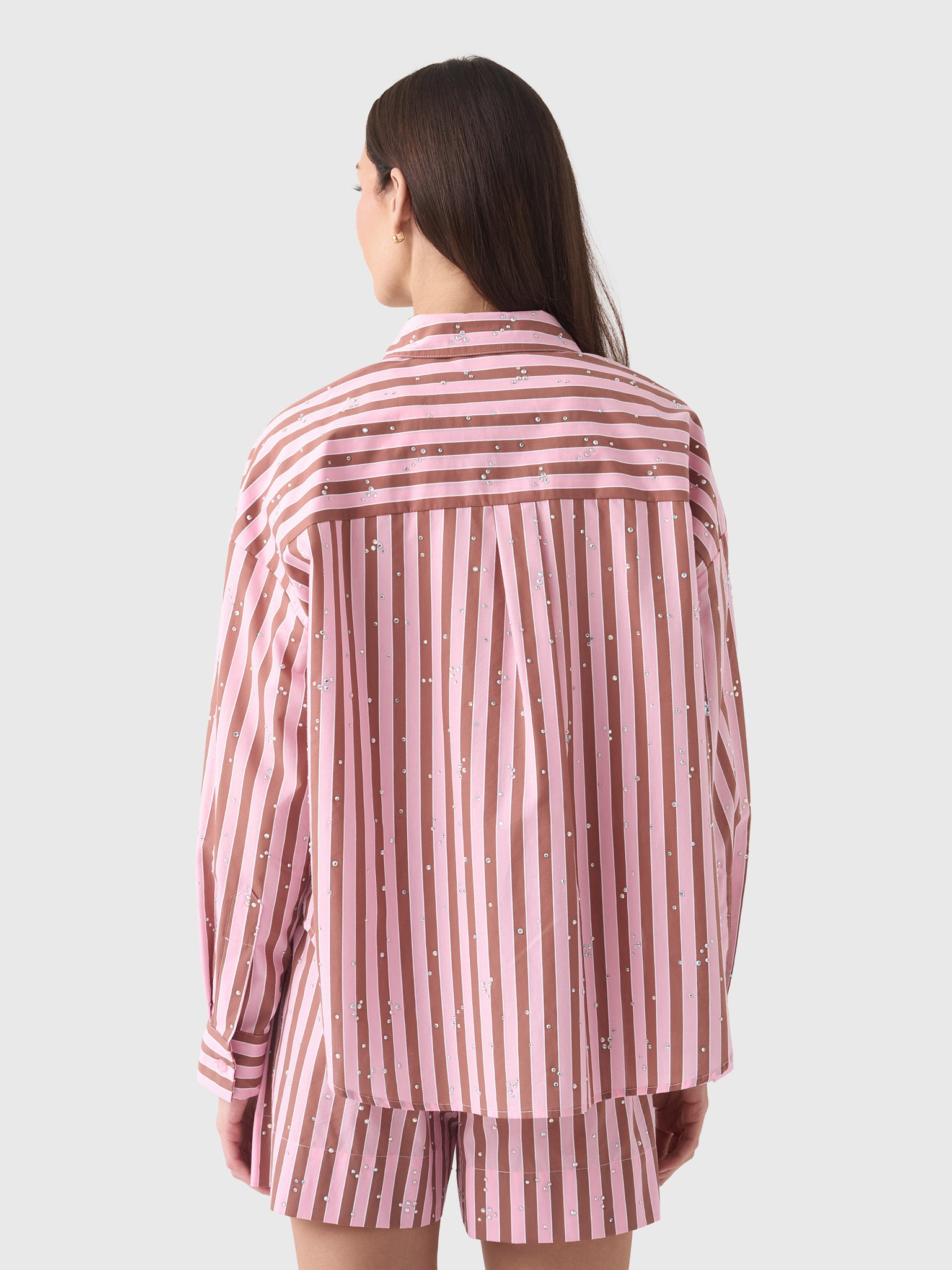Essentiel Antwerp Women's Jelief Rhinestone Shirt - Saint Bernard