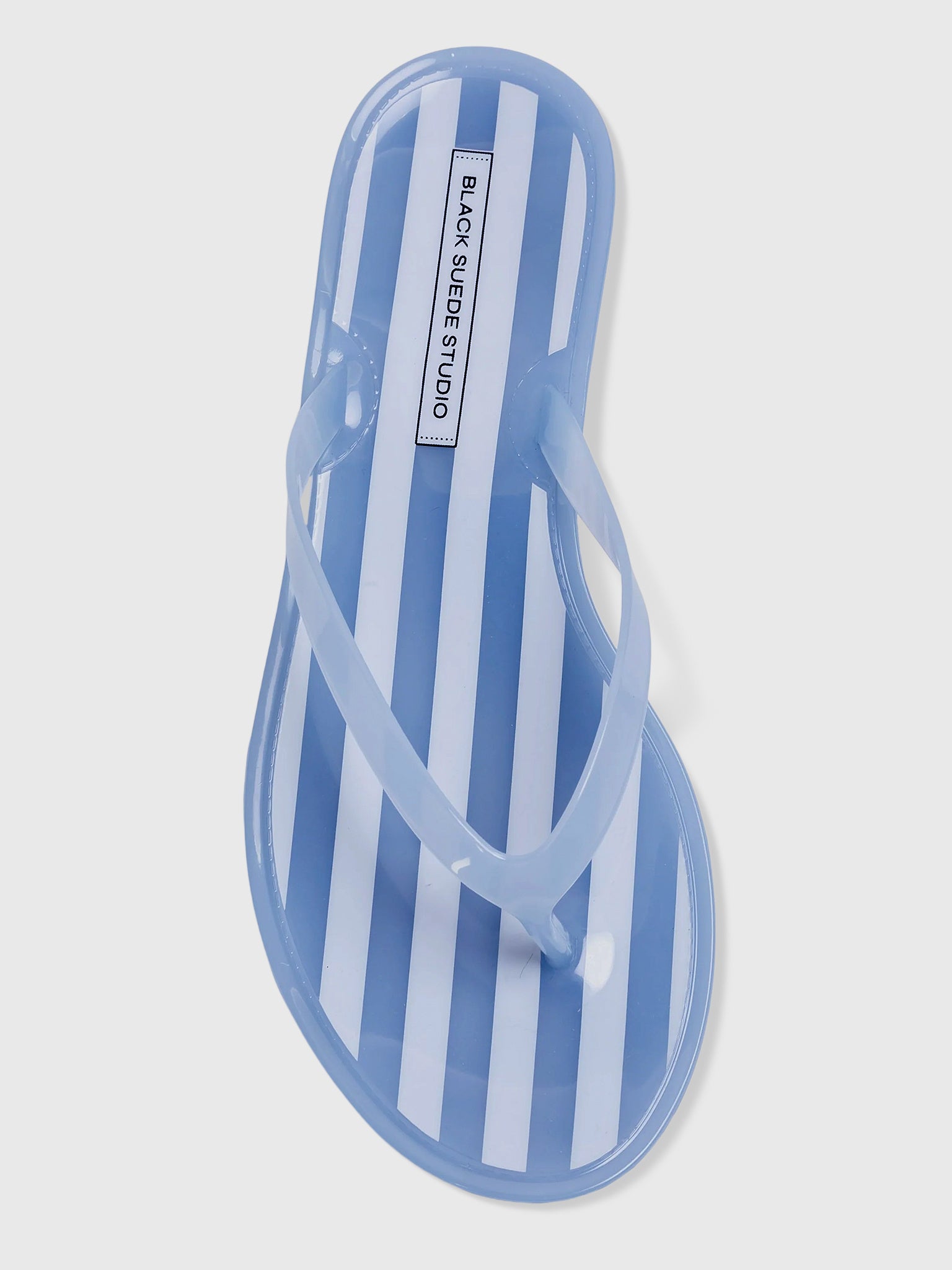 Black Suede Studio Women's Crystal Stripe Sandal - Saint Bernard