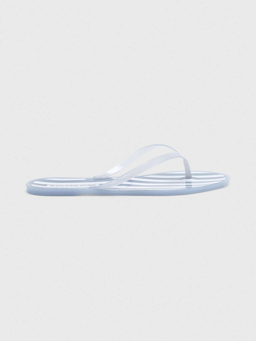 Black Suede Studio Women's Crystal Stripe Sandal - Saint Bernard