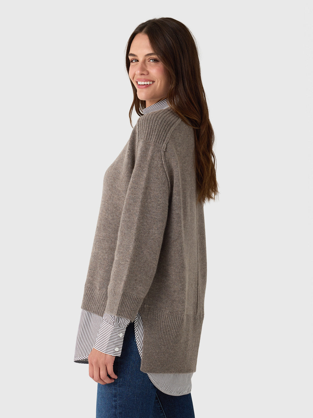 Brochu Walker Women's The Looker Layered V-Neck - Saint Bernard